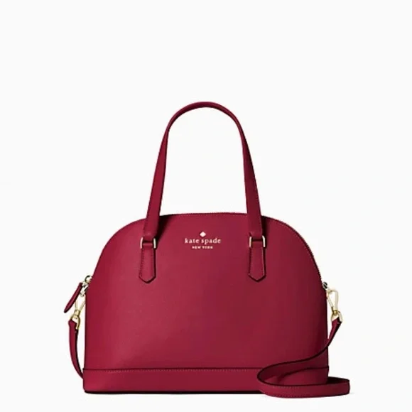 Authentic KATE SPADE leather top zip satchel/crossbody - Picture 4 of 13